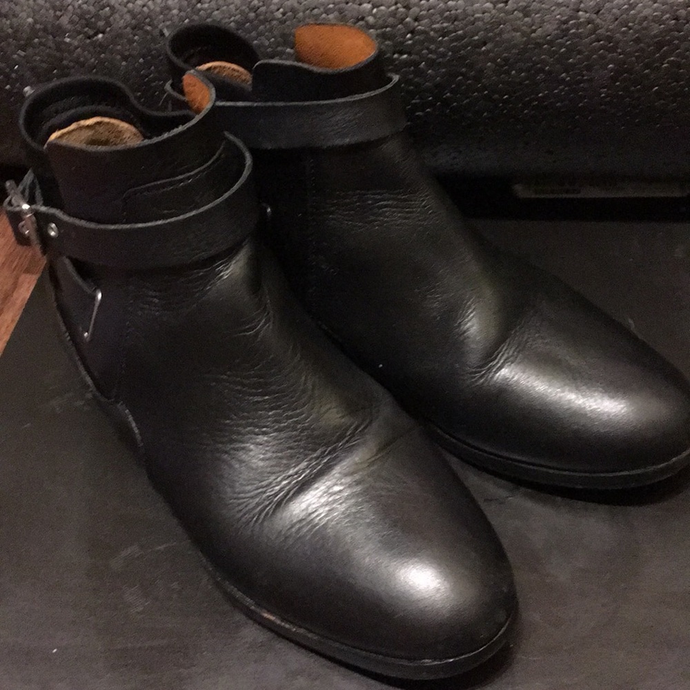 H&M leather boots size 8